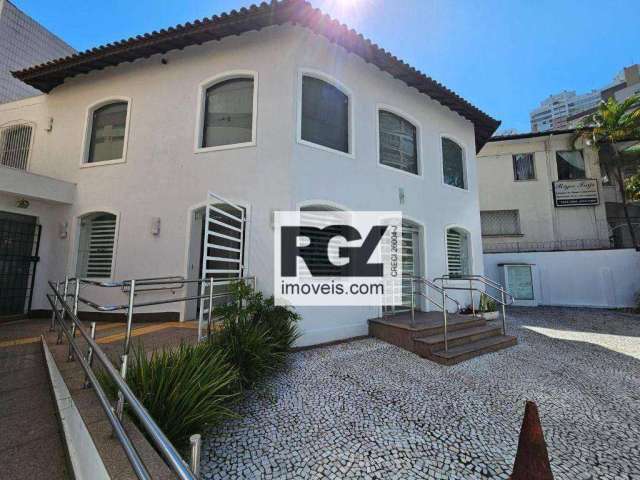 Casa para alugar, 180 m² por R$ 22.000,00/mês - Gonzaga - Santos/SP