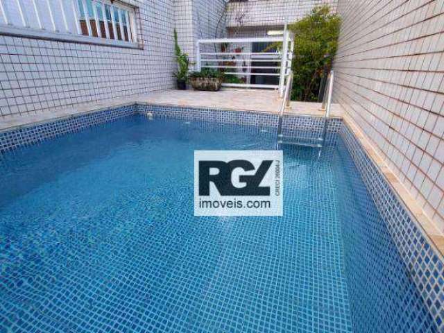 Casa com 4 dormitórios à venda, 228 m² por R$ 1.200.000,00 - Aparecida - Santos/SP