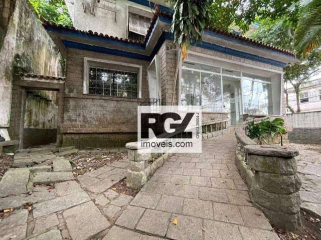 Casa com 3 dormitórios para alugar, 336 m² por R$ 17.000,00/mês - Vila Matias - Santos/SP