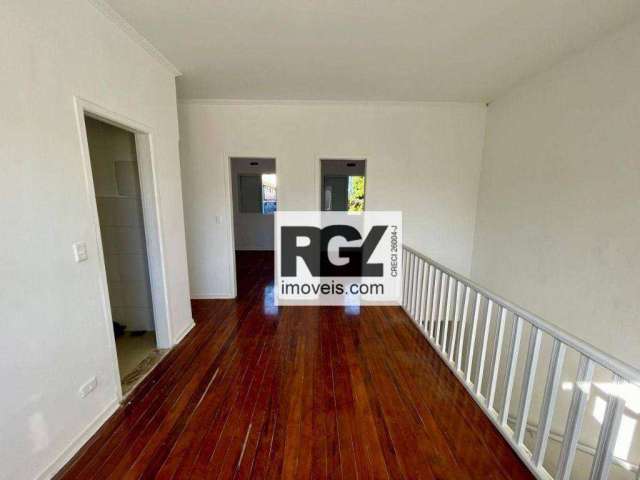 Sala para alugar, 110 m² por R$ 3.000,00/mês - Macuco - Santos/SP