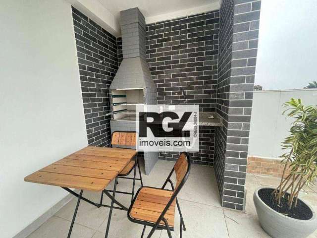 Apartamento com 2 dormitórios à venda, 41 m² por R$ 350.000,00 - Estuário - Santos/SP