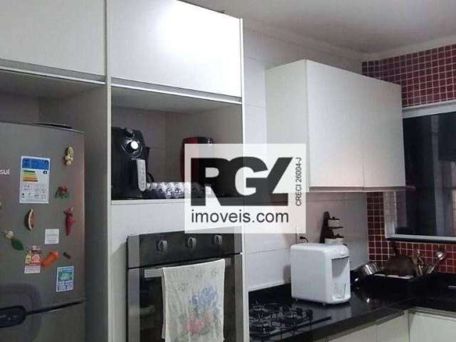 Apartamento com 2 dormitórios à venda, 80 m² por R$ 355.000,00 - Estuário - Santos/SP