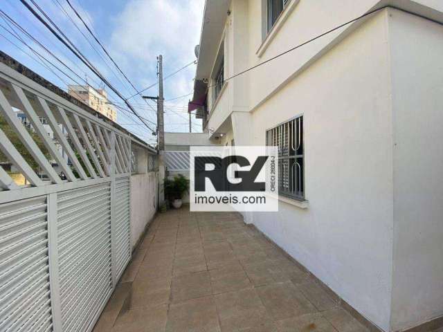 Casa com 2 dormitórios à venda, 77 m² por R$ 690.000,00 - Aparecida - Santos/SP