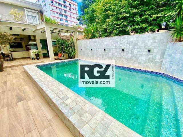 Casa com 3 dormitórios à venda, 350 m² por R$ 2.127.000,00 - Vila Belmiro - Santos/SP