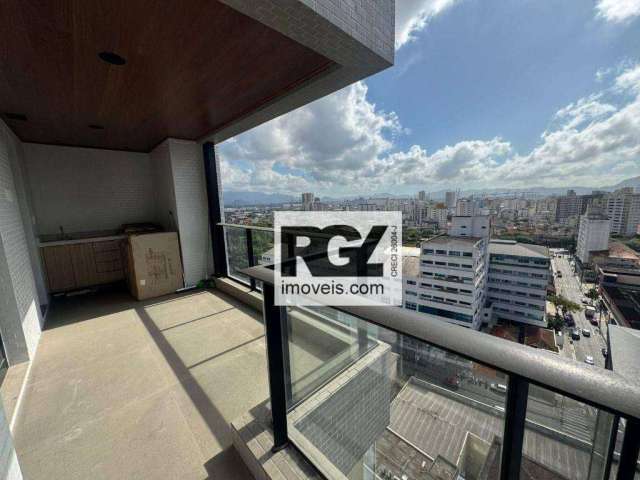 Apartamento com 1 dormitório à venda, 54 m² por R$ 850.000,00 - Boqueirão - Santos/SP