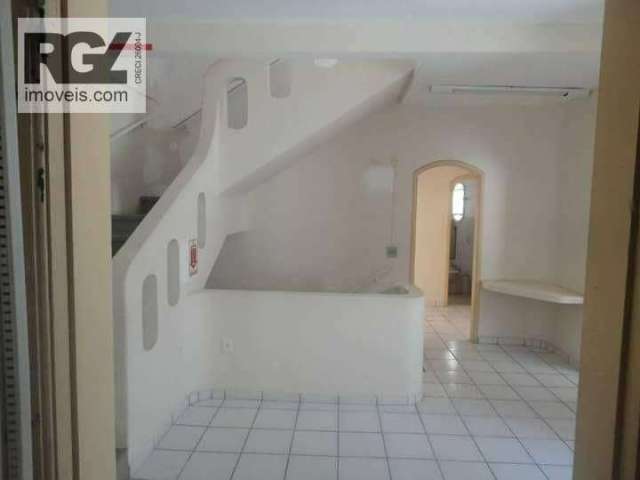 Sobrado para alugar, 415 m² por R$ 17.604,00/mês - Gonzaga - Santos/SP