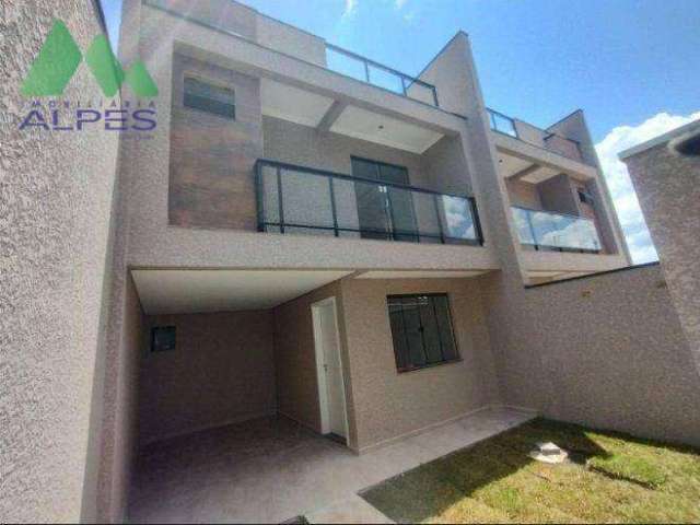 Sobrado com 3 dormitórios à venda, 116 m² por R$ 650.000,00 - Xaxim - Curitiba/PR