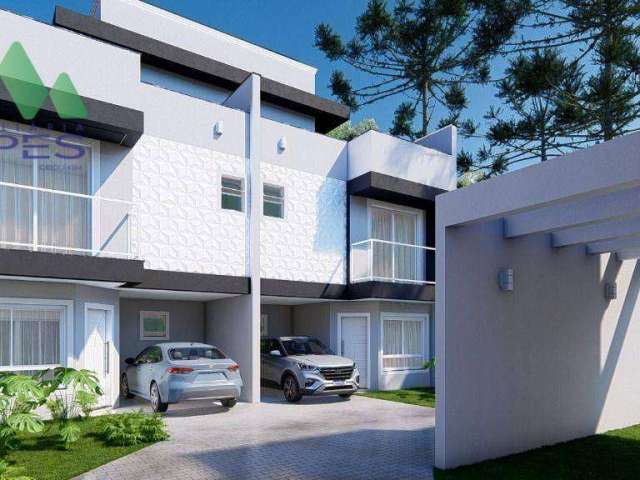 Sobrado com 3 dormitórios à venda, 120 m² por R$ 699.900,00 - Uberaba - Curitiba/PR