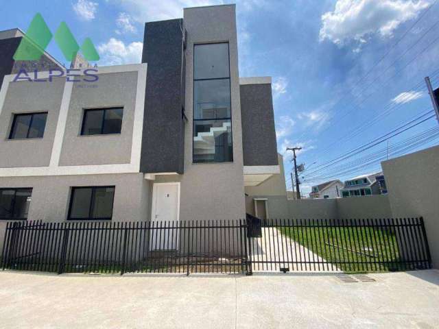 Sobrado com 3 dormitórios à venda, 105 m² por R$ 639.000,00 - Uberaba - Curitiba/PR