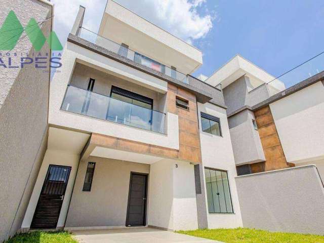 Sobrado com 3 dormitórios à venda, 170 m² por R$ 990.000,00 - Portão - Curitiba/PR