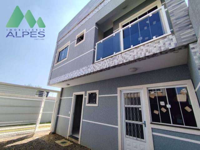 Sobrado com 3 dormitórios à venda, 77 m² por R$ 395.000,00 - Alto Boqueirão - Curitiba/PR