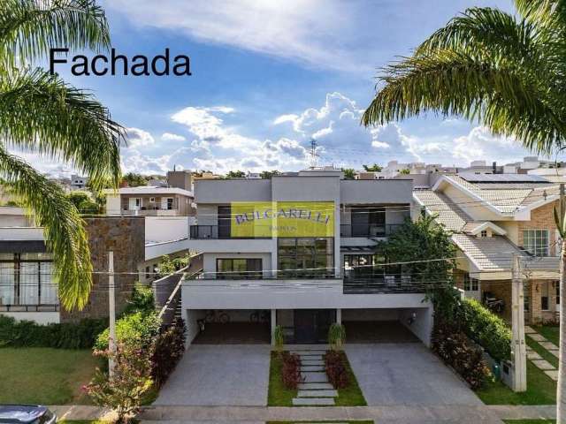 Lindo Sobrado Alto Padrão à venda 5 Suites , 8 Vagas , Piscina, Estilo Industrial , Condomínio Rese