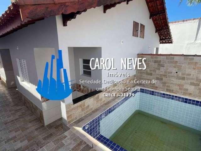 Casa nova 2 dormitórios suíte piscina financiamento bancário mongaguá