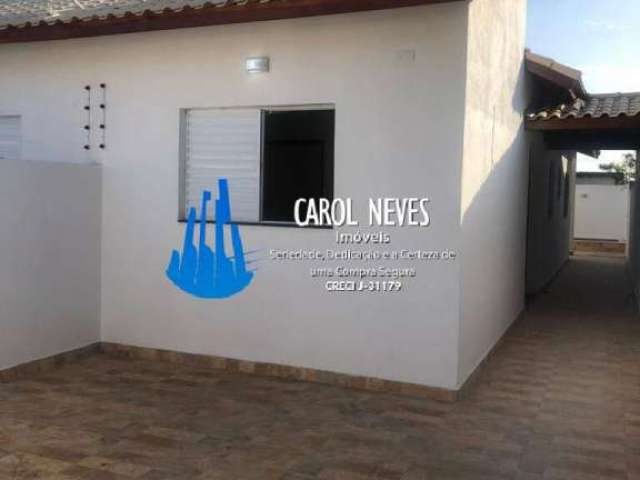 Casa nova 2 dormitórios 1 suíte lado praia financiamento bancário itanhaém