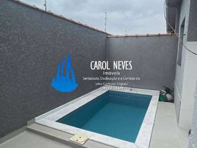 Casa nova 2 dormitorios condominio piscina financiamento bancario itanhaem