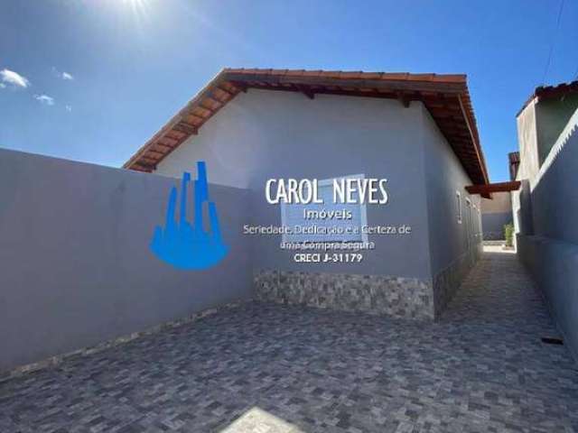 Casa nova 2 dormitórios 1 suíte lado praia financiamento bancário itanhaém