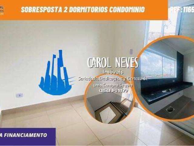 Sobresposta 2 dormitorios condominio financiamento sao vicente