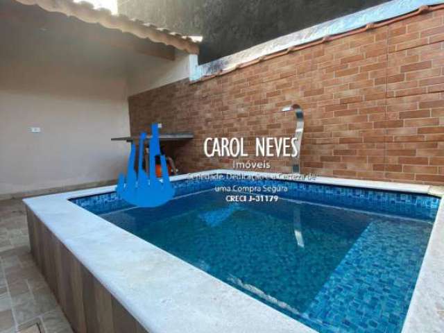 Casa nova 2 dormitórios suíte piscina financiamento bancário mongaguá