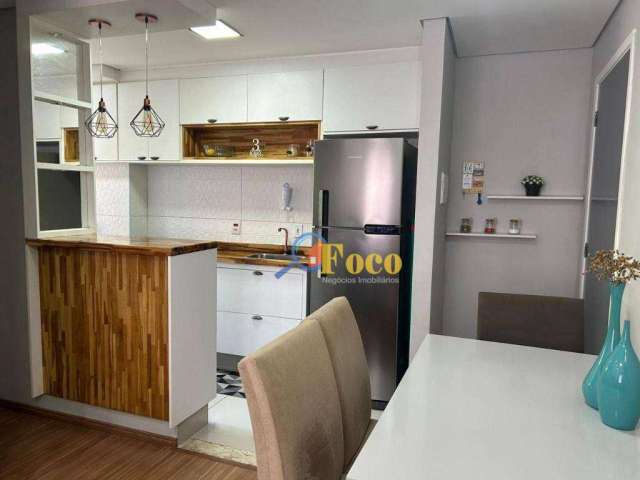 Apartamento com 2 dormitórios à venda, 50 m² por R$ 280.000,00 - Residencial Angelo Fattori - Itatiba/SP