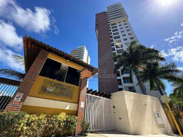 Apartamento com 2 dormitórios para alugar, 56 m² por R$ 2.500/mês - Capim Macio - Natal/RN