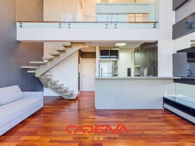 Apartamento duplex de 1 quarto e 2 vagas à venda no Centro de Curitiba