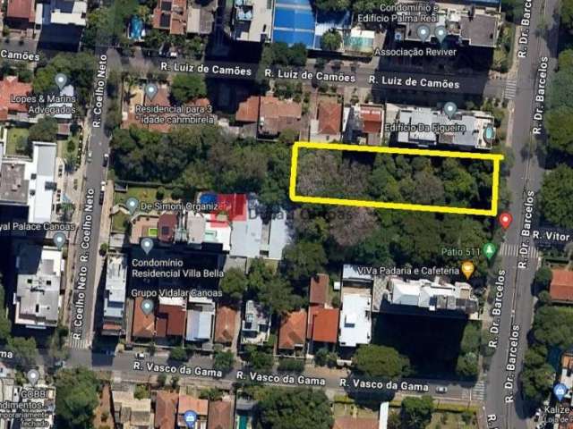 Terreno à venda na Rua Doutor Barcelos, Centro, Canoas, 1102 m2 por R$ 1.060.000