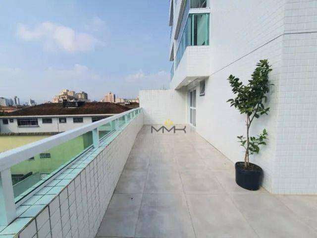 Apartamento Garden com 2 dormitórios, 95 m² - venda por R$ 782.000,00 ou aluguel por R$ 5.400,02/mês - Embaré - Santos/SP