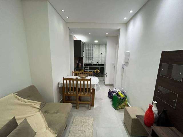 Apartamento com 2 dormitórios à venda, 60 m² - Centro - São Vicente/SP