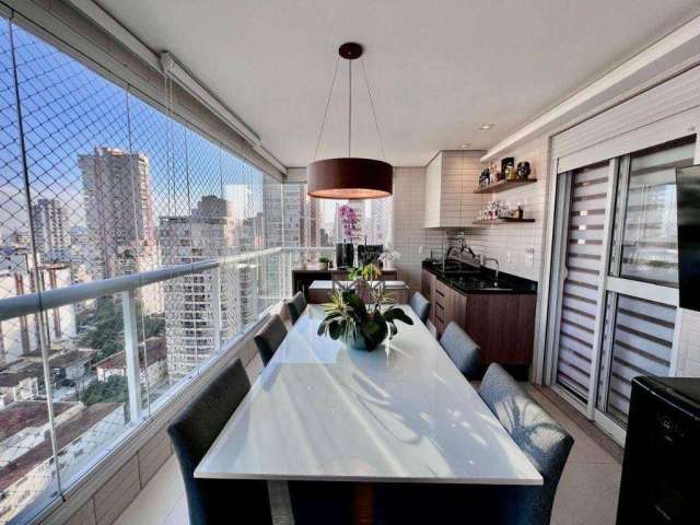 Apartamento com 3 dormitórios à venda, 127 m² no Boqueirão - Santos/SP