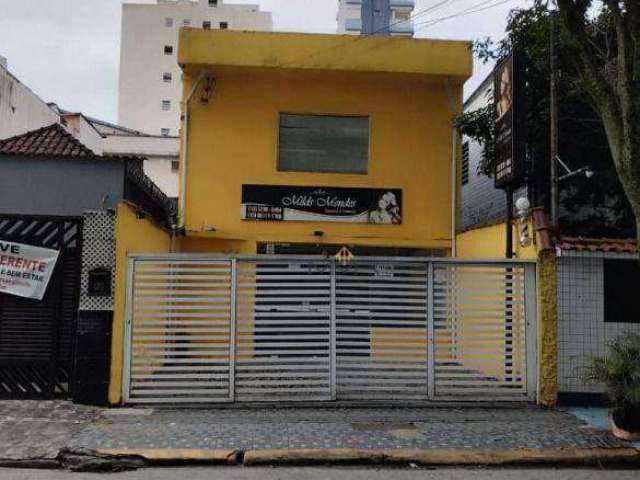 Casa para alugar, 396 m² por R$ 20.658,01/mês - Aparecida - Santos/SP