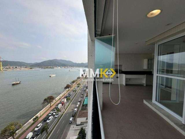 Apartamento com 3 dormitórios, 189 m² - venda por R$ 2.600.000,00 ou aluguel por R$ 13.500,02/mês - Ponta da Praia - Santos/SP