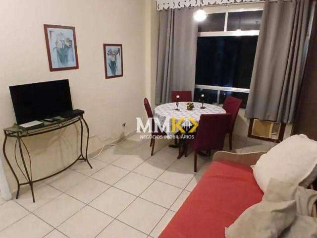 Apartamento com 2 dormitórios para alugar, 84 m² por R$ 4.000,02/mês - Boqueirão - Santos/SP