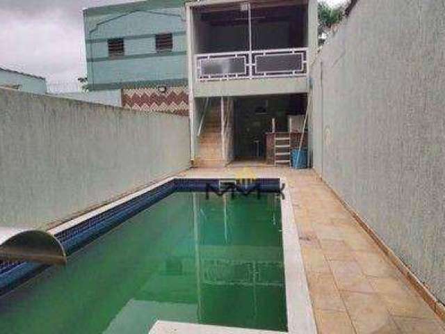 Casa com 4 dormitórios, 4 vagas e piscina à venda, 145 m²  - Macuco - Santos/SP