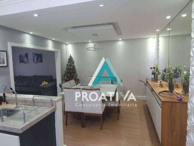 Casa com 2 dormitórios à venda, 107 m² por R$ 550.000,00 - Vila Humaitá - Santo André/SP