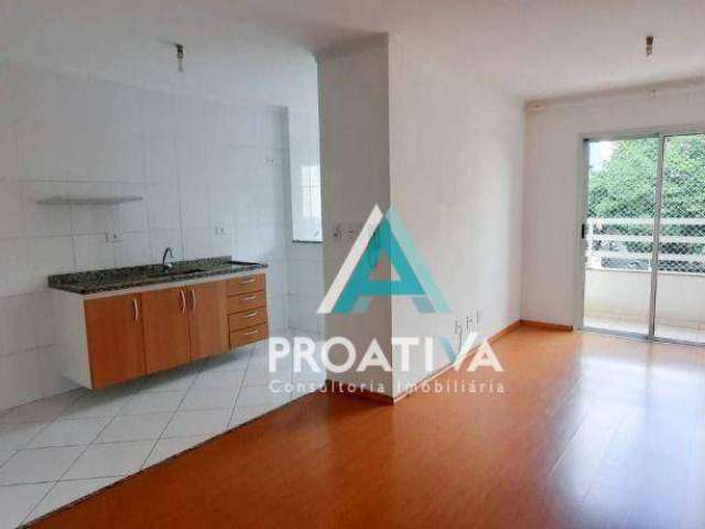 Apartamento com 2 dormitórios para alugar, 60 m² - Jardim - Santo André/SP