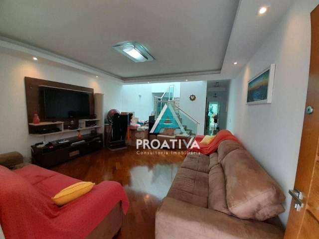 Sobrado com 3 dormitórios à venda, 162 m² - Vila Floresta - Santo André/SP