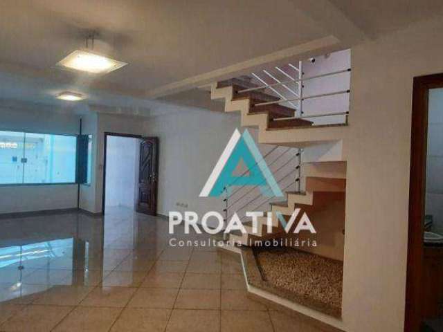 Sobrado com 3 dormitórios para alugar, 142 m² - Vila Alpina - Santo André/SP