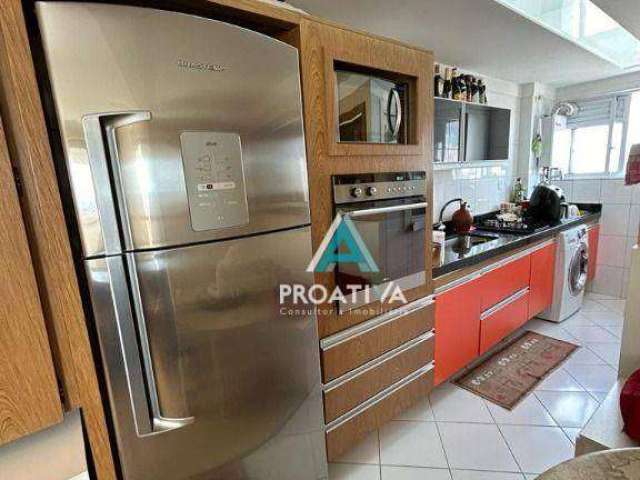 Apartamento com 1 dormitório à venda, 57 m² - Vila Alpina - Santo André/SP