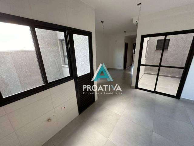 Apartamento com 2 dormitórios à venda, 60 m² por R$ 650.000,07 - Bairro Jardim - Santo André/SP