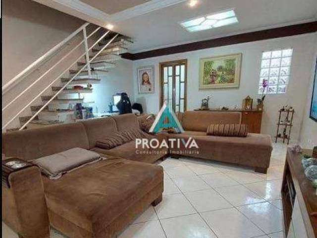 Sobrado com 3 dormitórios à venda, 140 m²- Jardim Utinga - Santo André/SP