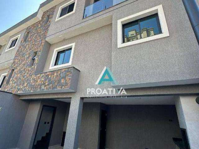 Sobrado com 2 dormitórios à venda, 87 m² - Vila Alzira - Santo André/SP