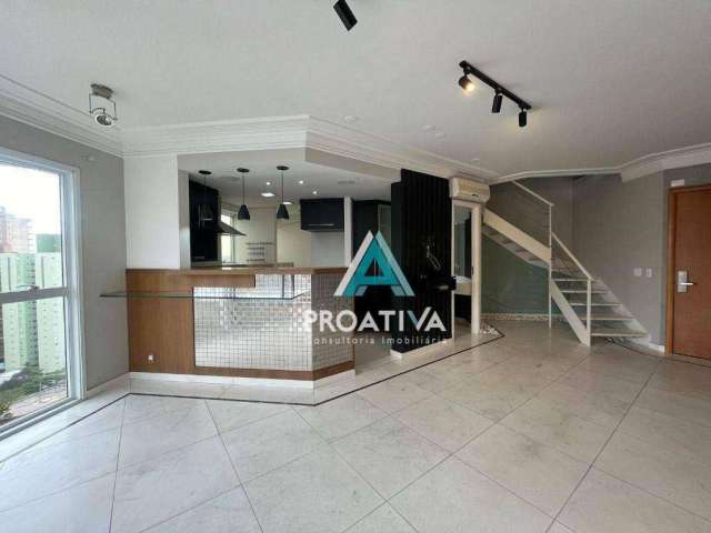 Cobertura com 1 dormitório, 130 m² - venda  ou aluguel - Jardim - Santo André/SP