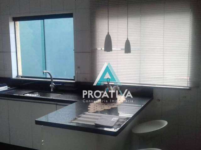 Apartamento com 3 dormitórios à venda, 94 m²  - Vila Leopoldina - Santo André/SP