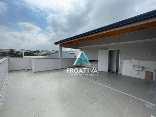 Cobertura com 2 dormitórios à venda, 86 m² - Jardim Pilar - Santo André/SP