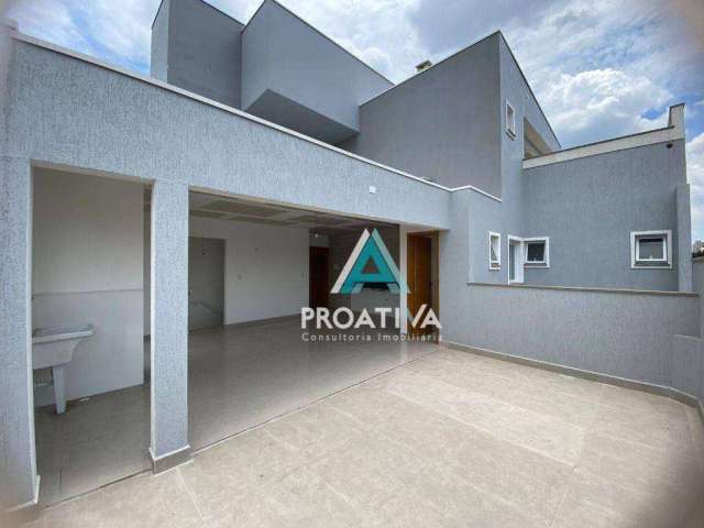 Cobertura com 2 dormitórios à venda, 108 m²  - Casa Branca - Santo André/SP