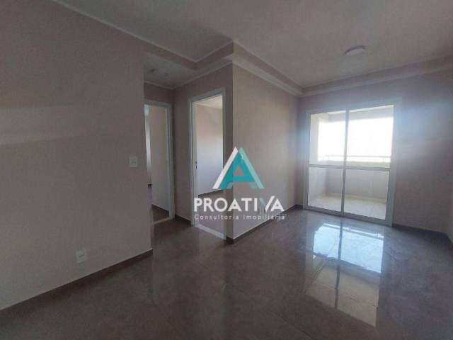 Apartamento com 2 dormitórios à venda, 53 m²  - Vila Tibiriçá - Santo André/SP