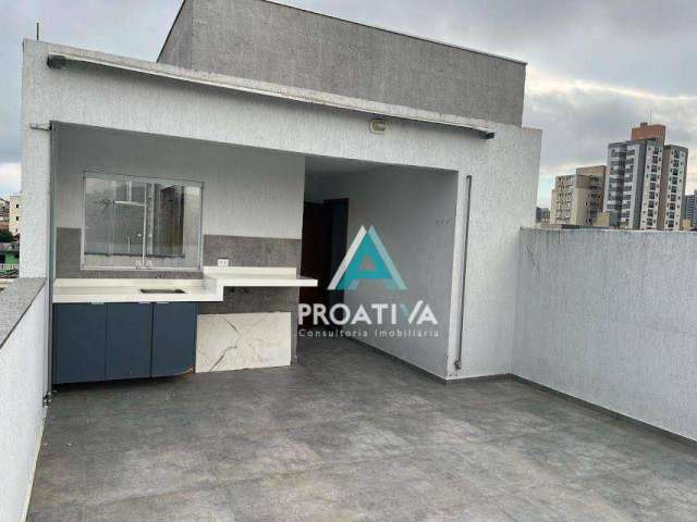 Cobertura com 2 dormitórios para alugar, 49 m²- Vila Guarani - Mauá/SP