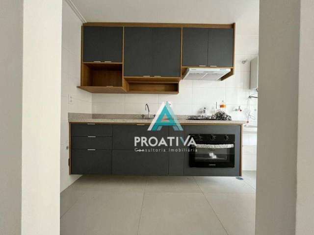 Apartamento com 2 dormitórios para alugar, 63 m² - Jardim Bela Vista - Santo André/SP