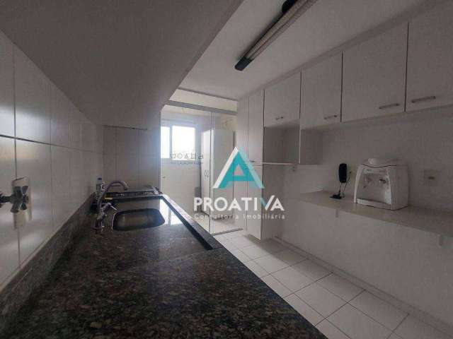 Apartamento com 2 dormitórios para alugar, 76 m² - Jardim Santo Antônio - Santo André/SP