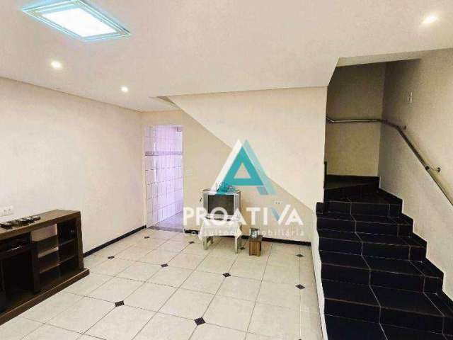 Sobrado com 3 dormitórios à venda, 185 m² por R$ 480.000,00 - Jardim Alzira Franco - Santo André/SP